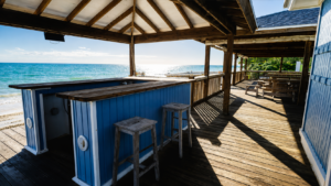 beach bar bar area