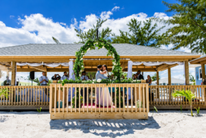 beach bar wedding